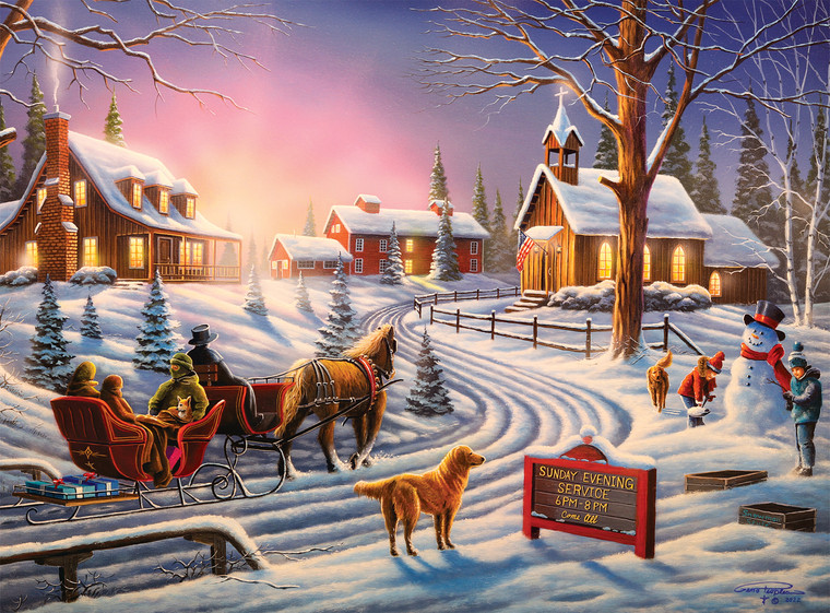 Geno Peoples: Sunday Evening 1000 Piece Puzzle