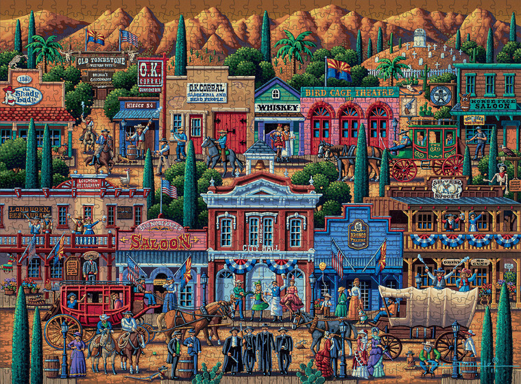 Eric Dowdle: Tombstone 1000 Piece Puzzle