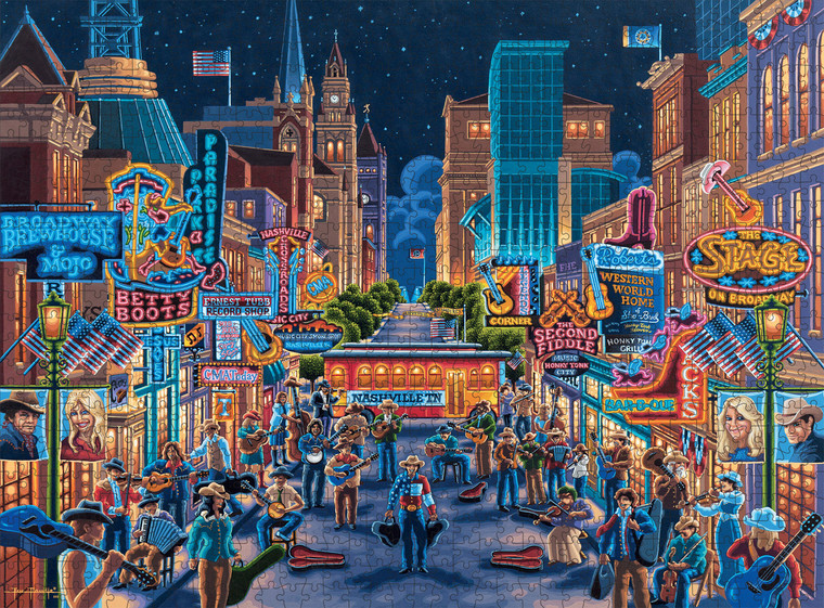 Eric Dowdle: Nashville 1000 Piece Puzzle
