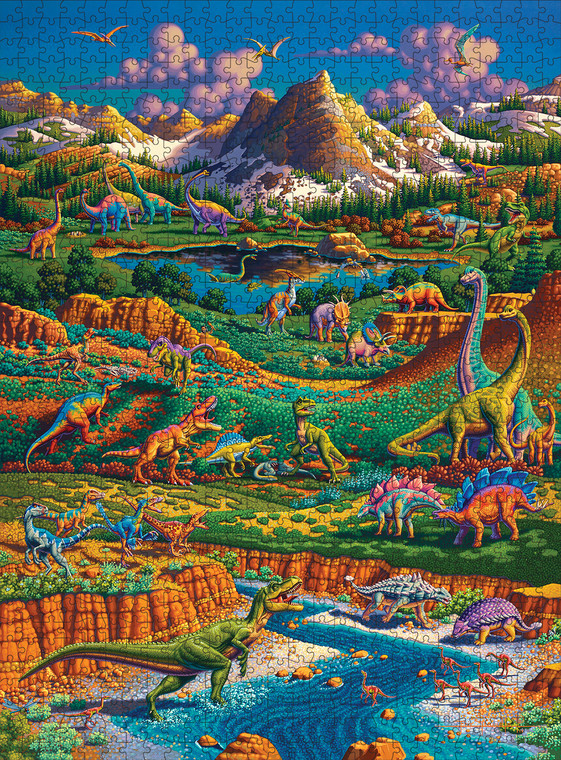 Eric Dowdle: Dinosaur Valley 1000 Piece Puzzle