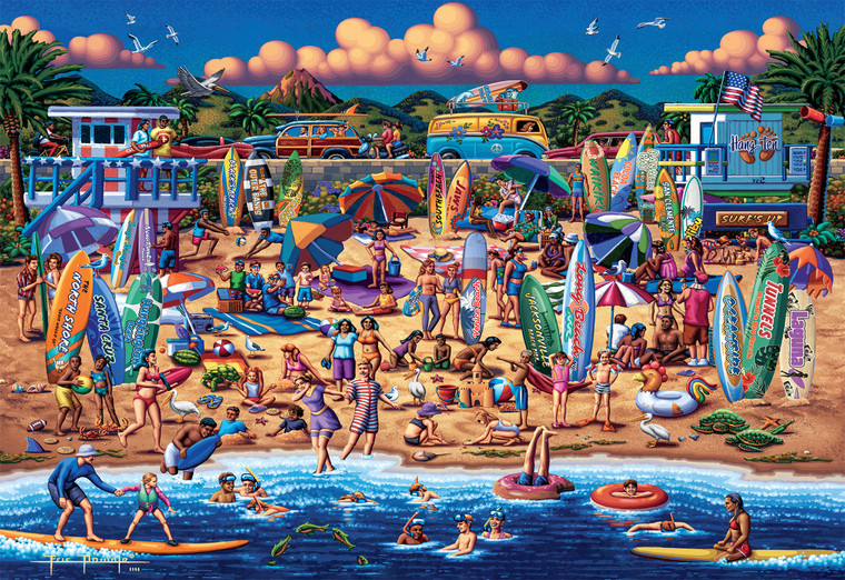 Eric Dowdle: Surfin' USA 2000 Piece Puzzle