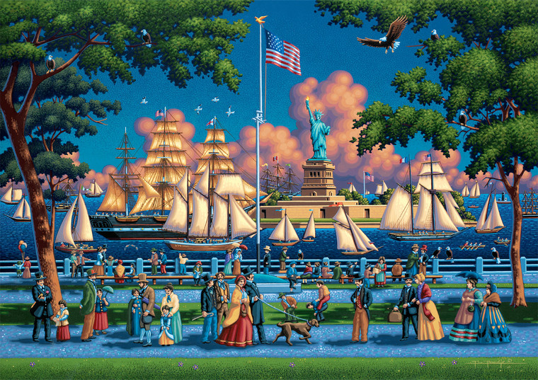 Eric Dowdle: Statue of Liberty 300 Piece Puzzle