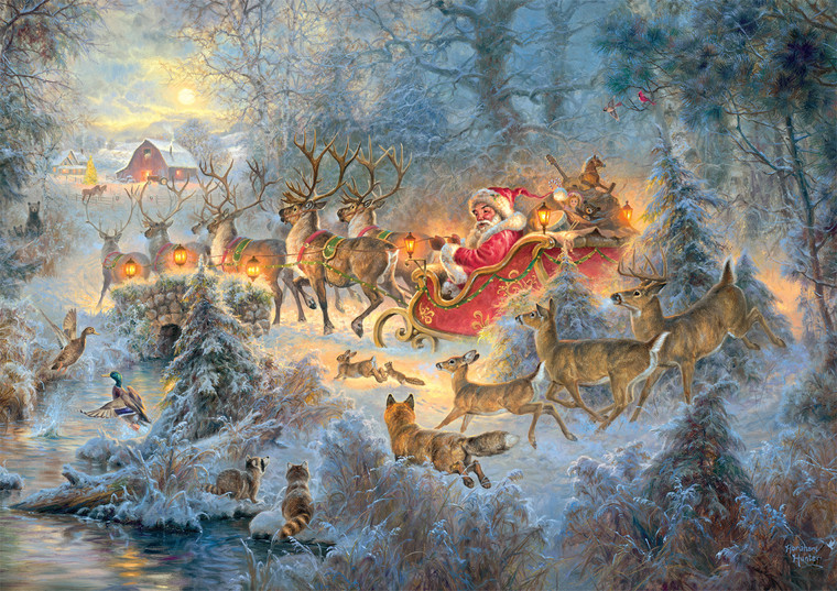 Abraham Hunter: Merry Christmas to All! 500 Piece Puzzle