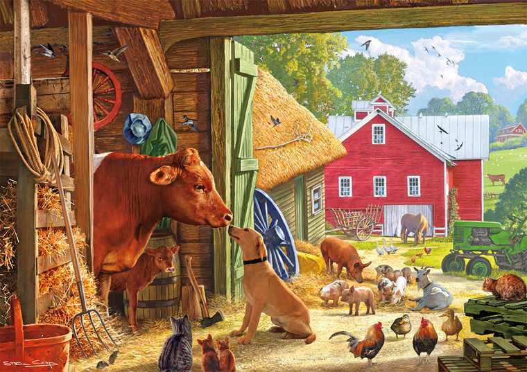 Country Life: Farm Scenic 500 Piece Puzzle