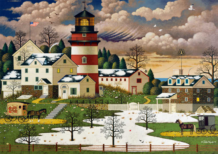 Charles Wysocki: AMERICANA - Twilight Sentinel 500 Piece Puzzle